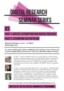Digital Research Seminar#3 poster